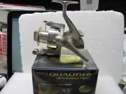 New in Box Bass Pro Qualifier PQ40FD Open Face Spinning Reel; Extra Spool, Bag