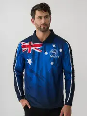 Australia Fishing Polo Long Sleeve