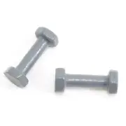Dollhouse Miniatures 1:12 Scale Pair of Hand Weights, Grey #IM65717