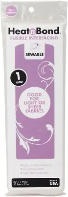 Thermoweb Heat'n Bond Lightweight Iron-On Fusible Interfacing-20"X36"