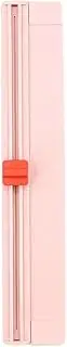 Portable Paper Cutter Mini Paper Trimmer Cutting Photo A4 Papper Cutter Manual Utility Knife Paper Slicer, Paper Cuter (Color : Pink)