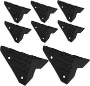 SUPVOX 8 Pack Plastic Speaker Edge Guards Right Angle Corners for Stage Home Protection for Furniture