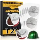 CAPMESSO Aluminum Foil Lids for Reusable Nespresso Vertuo Pods Coffee Pods Stic