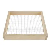 Handheld Garden Soil Sieve Gardening Tool Sifting Soil Potting Soil Compost Manual Gravel Sieve Versatile Practical Wooden