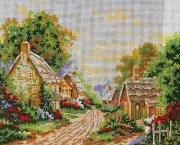 Needlepoint Tapestry Painted Canvas Gobelin 11865 20"x24" Collecrtion DArt