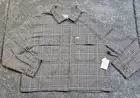 Brixton Plaid Flannel Shirt Shacket Organic Cotton Button Up Bowery Sz XL NWT!