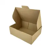 100x Mailing Box 270 x 200 x 95mm Diecut Brown for 3kg Large Satchel B292