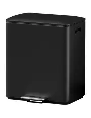 [Cefito] Dual Compartment Waste Recycle Dustbins 40L in Black