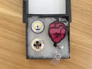 Registered nurse Pins and Retractable Badge Holder