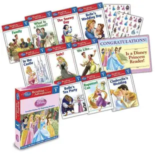 Reading Adventures Disney Princess Level 1 Boxed Set (10冊合售)