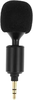 Homoyoyo Recording Small Mic for Speaking Mobile Phone Mic Podcast Portable Phone Mic USB Mic 3.5mm Straight Head Mic Sponge