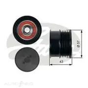 Gates Alternator Pulley - OAP7088