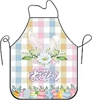 Holiday Apron, Adjustable Cooking Apron Chef Bib Apron for Dinner Cooking Grilling Baking Painting Garden
