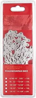 Bicycles Chain | 6/7/8 Speed Mountain Bikes Chain - 116 Links Bikes Mechanic Repair Kit, Road Bikes Chain, Single Speed Bikes Chain, for Road Mountain Cycling Durability