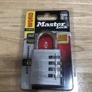 Master Lock 1-9/16in. Wide - Word Combination Padlock 643DWD NEW Sealed Package