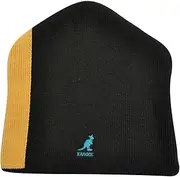 [Kangol] Men's Ski Stripe Pull On Beanie, Black