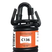 C136 36-Inch Clip-End Garage Door Spring (.283" #1 Wire)