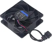Marhynchus Axial Cooling Fan, Cooling Fan Axial DV4118NPR 22W 450mA 48V Forklift for Linde R10C R12C R14C R14 R14G R16, Rectangular Connectors