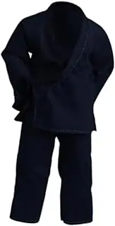 Generic 2X 1:12 Male Doll Wardrobe Casual Mini Set for 6'' Action Figures , Dark Blue
