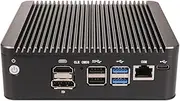 HUNSN Micro Firewall Appliance, Mini PC, OPNsense, VPN, Router PC, Intel N100, RS55, AES-NI, 6 x Intel 2.5GbE I226-V, COM, HDMI, DP, Type-C, 32G RAM, 128G SSD