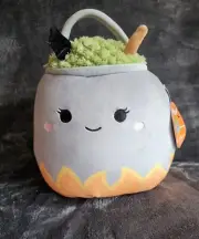 New original exclusive Squishmallows Johanna the Cauldron Halloween Treat Pail