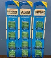 3 Listerine Ultraclean Access Flosser Refill, 28 Ct each Mint Flavor Lot NEW NOS