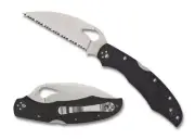 Byrd Cara Cara 2 Wharncliffe Knife BY03SBKWC2 3.83" Serrated Blade Black FRN