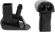 ZAPYVET 2Pcs Windshield Wiper Washer Spray Nozzle, for Jaguar, X-Type 2001-2010 Windshield Wiper Washer Spray Nozzles windscreen Washer Jet Automotive Wiper Spray Nozzle