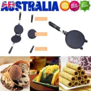 Waffle Cone Pan Non-stick Crepe Pan Multifunctional Double-sided Egg Roll Pan