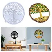Tree of Life Resin Mold Crystal Epoxy Silicone Mould Wall Hanging Decoration DIY