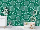 3D Tennis Seamless Wallpaper Wall Mural Removable Self-adhesive 280