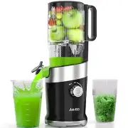 Cold Press Juicer, Juicer Machines with 4.9" Wide Mouth, Masticating Juicer F...