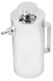 Proflow Radiator Overflow Tank Universal Aluminium 120mm Diameter 250mm Height Polished