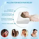 Contour Pillow Memory Foam Cervical Orthopedic Sleeping Prevents Back Neck Pain