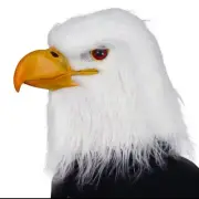 Latex Hawk Mask for Adult Party Props Cosplay Eagle Latex Animal Head Eagle