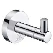 Caster Series Single Robe Hook in Polished Chrome