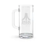 Thumbs Up Official Atari Beer Glass w/Handle Drinkware 1Pint/600ml Clear