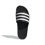 【ADIDAS】愛迪達 ADILETTE BOOST 休閒 拖鞋 黑白 男女鞋 -FY8154