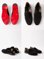 Christian Louboutin Suede Peny Loafers Slippers Sneakers Shoes Trainers 41,5