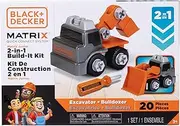 BLACK+DECKER Kit: Excavator Truck and Bulldozer