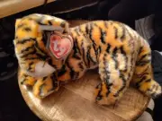 TY Beanie Buddies Collection INDIA The Tiger 11½" Stuffed Plush Toy 2001 EUC