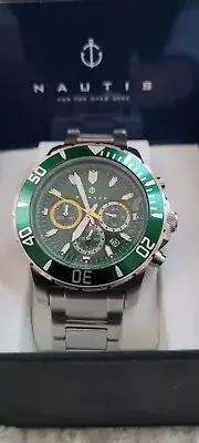 Nautis Dive Chrono 500 Men's Dive Watch New In Box