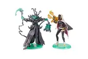 League of Legends, 2-Pack, Official 6-Inch Senna and Thresh Collectible Figures, Glow-in-The-Dark with 4 Accessories, The Champion Collection, Collector Grade, Ages 14 and Up
