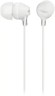 [Sony] In-Ear Lightweight Headphones with Smartphone Control and Microphone, White