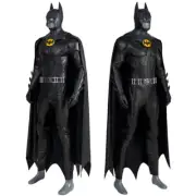 Flash Flashpoint Michael Keaton Version Batman Cosplay Costume Outfit Set Boots