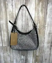 New with Tags: Steve Madden Sparkly Rhinestone/Black Small Shoulder Bag Purse