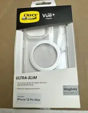 OtterBox Vue+ Series Case for iPhone 15 Pro Max MagSafe Clear With glitter
