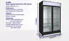 HUSKY 2-DOOR 1000L COMMERCIAL GLASS DISPLAY FRIDGE BEER WINE CHILLER COOLER