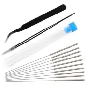 Aokin 13 Pcs 3D Printer Nozzle Cleaning Kit - 10 Pcs 0.4mm Needles Cleaner an...
