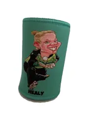 Alyssa Healy Caricature Cricket Paul Harvey Design Can Cooler Stubby Holder